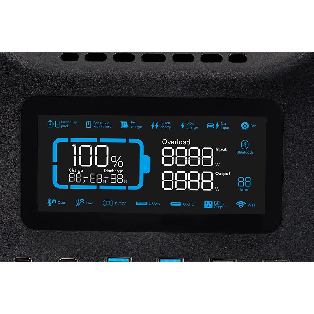 KickAss KickCharge 3000 Lithium Power Station - 3000W,  200Ah @ 12.8V